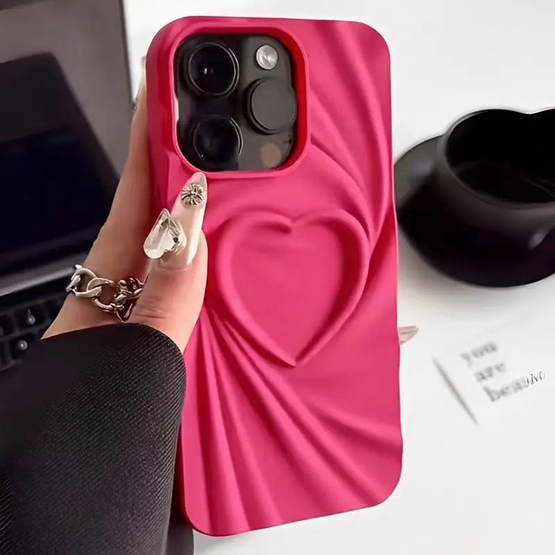 3D Love Hearted iPhone Case