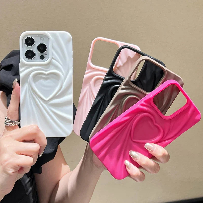 3D Love Hearted iPhone Case